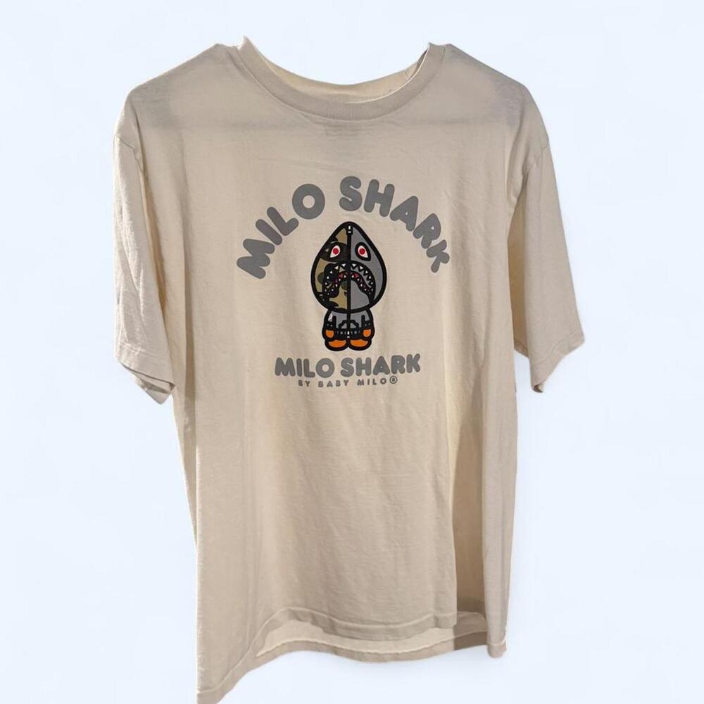 BAPE Baby Milo Shark College Tee – Men’s Large